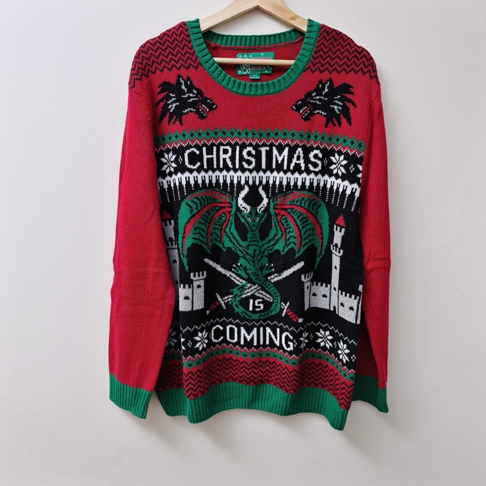 Men’s “Christmas is Coming” Ugly Sweater